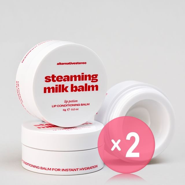 Lip Potion Steaming Milk Balm Bundle Set 6g x 2 pcs